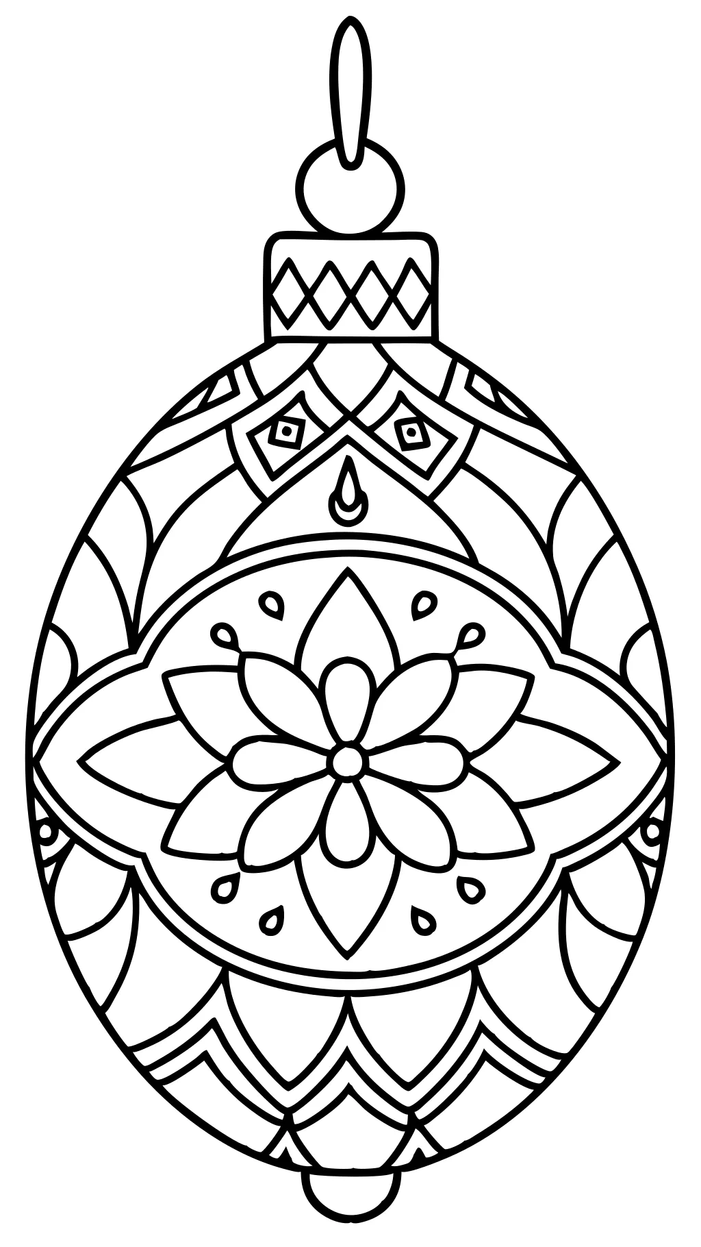 coloring pages of ornaments